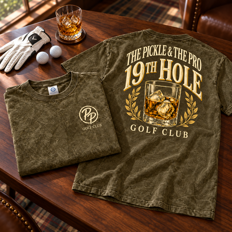 19th Hole Golf Club T-Shirt | The Pickle & The Pro