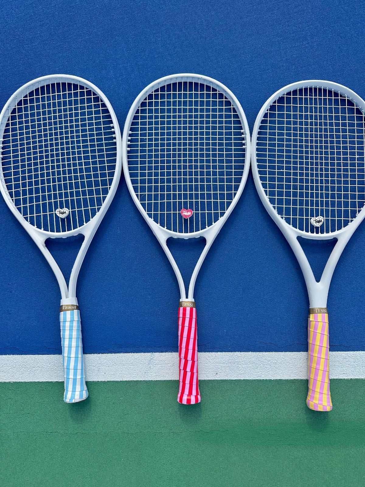 TESSI Tennis Racket Pickleball Paddle Overgrip 3-Pack