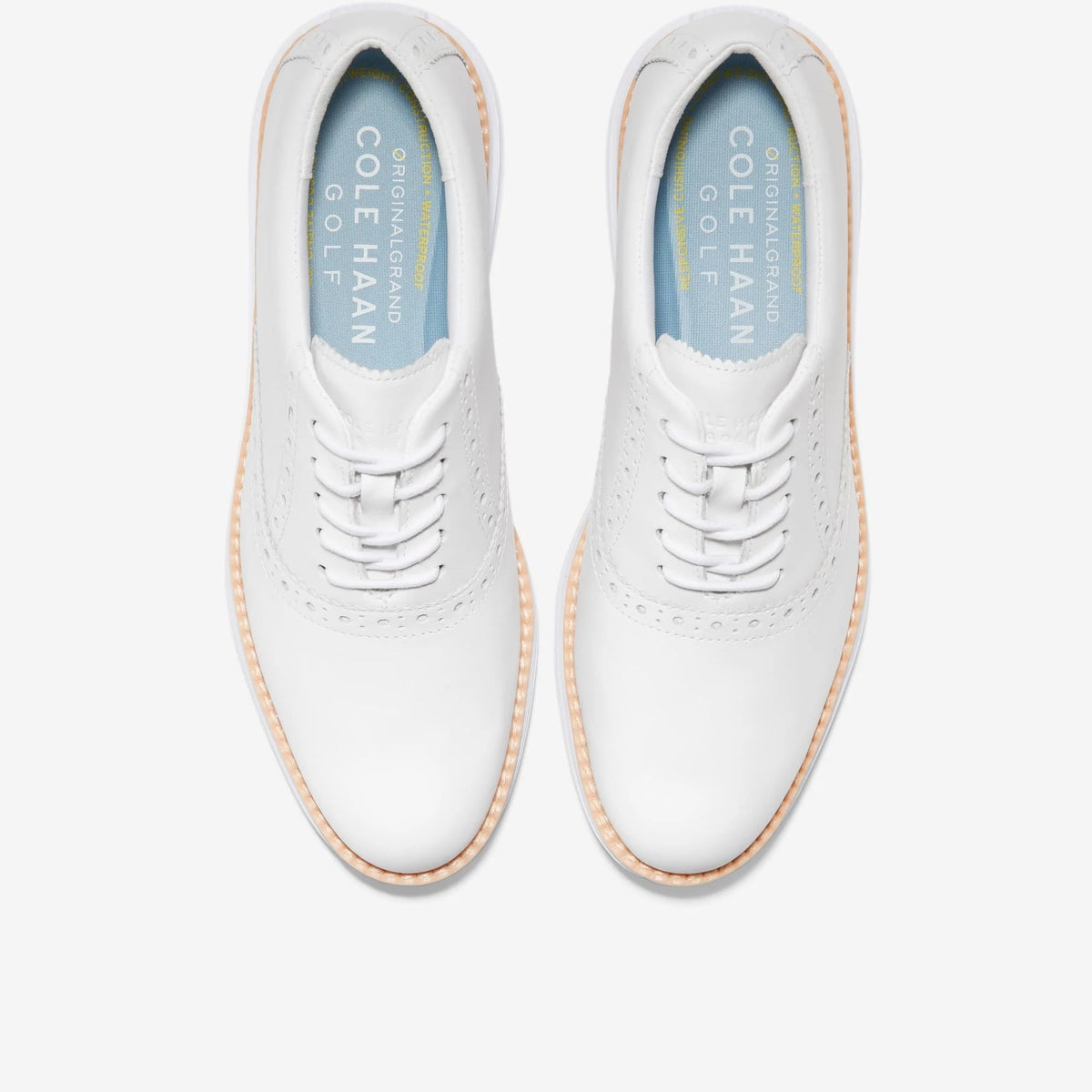 WOMENS COLE HAAN - GRAND SHORTWING OXFORD WATERPROOF GOLF SHOE