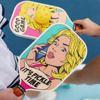ARTI 16mm T700 Carbon Fiber Kristen & Kristy "IT'S PICKLE TIME" Pickleball Paddle